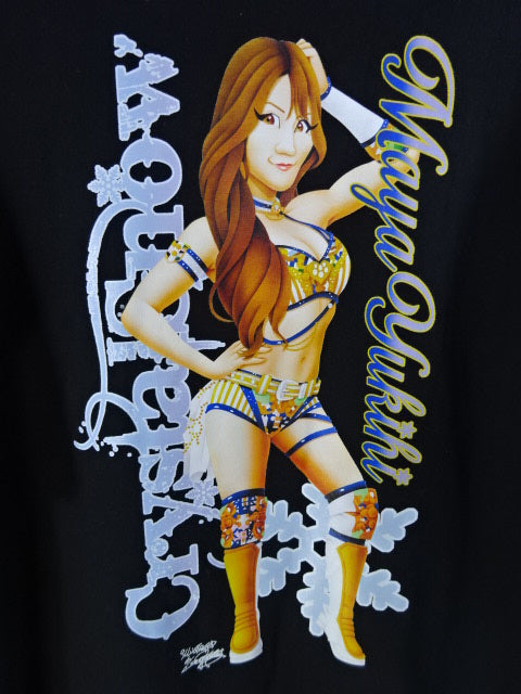 Maya Yukihi  Illustration T-Shirt (1) (Black)