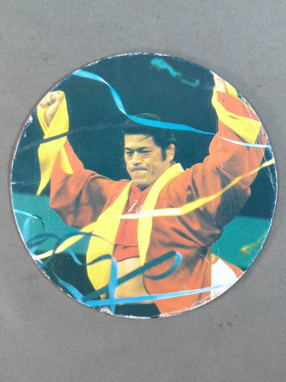 ★80s Original ★ Antonio Inoki  大判めんこ