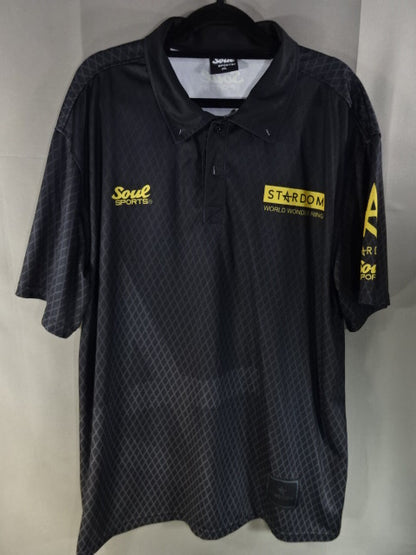 Stardom × SOUL SPORTS Polo Shirt (1) (Black)