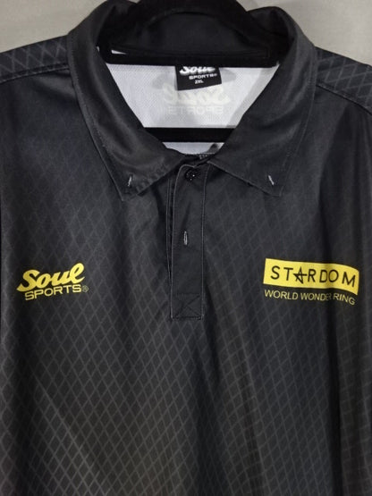 Stardom × SOUL SPORTS Polo Shirt (1) (Black)