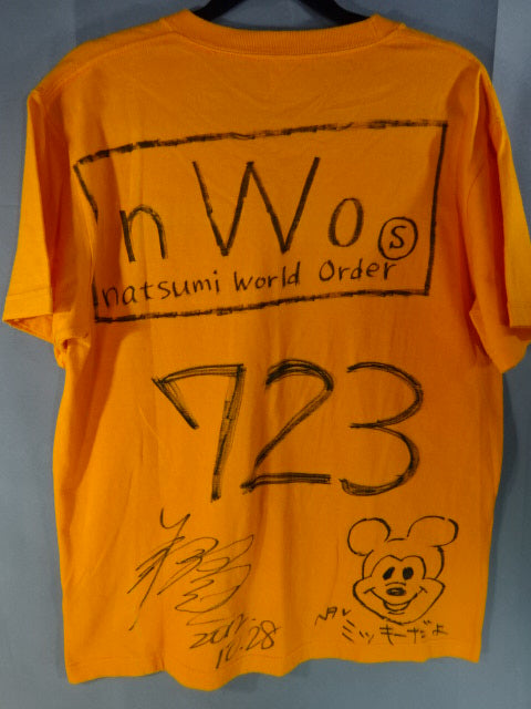 【Natsumi Showzuki  hand signed autograph 2nd GODDESSES OF STARDOM TAG LEAGUE MATCH T-shirt