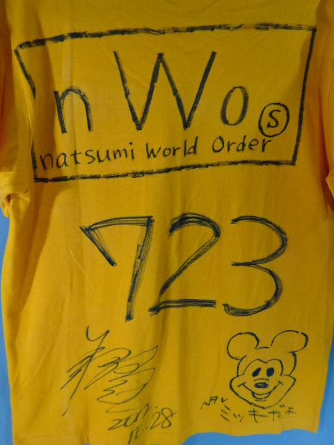 【Natsumi Showzuki  hand signed autograph 2nd GODDESSES OF STARDOM TAG LEAGUE MATCH T-shirt