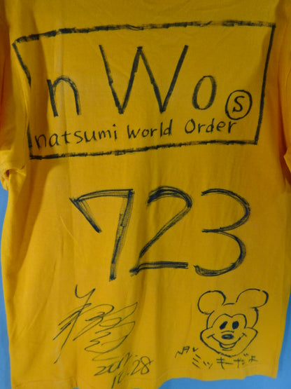 【Natsumi Showzuki  hand signed autograph 2nd GODDESSES OF STARDOM TAG LEAGUE MATCH T-shirt
