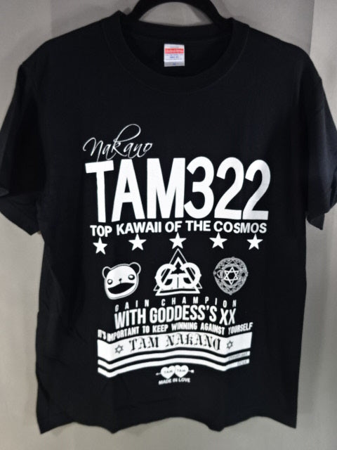 Tam Nakano × Guts Dynamite Cabaret T-Shirt (2) (Black)