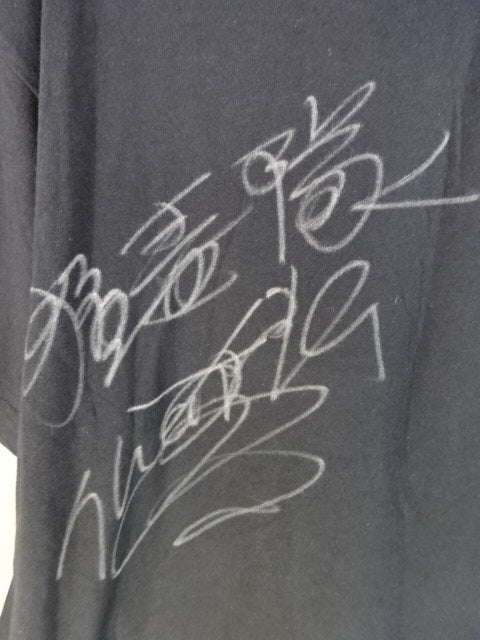 [Shark Tsuchiya hand signed autograph ] Venom Corps T-shirt (1) (black)