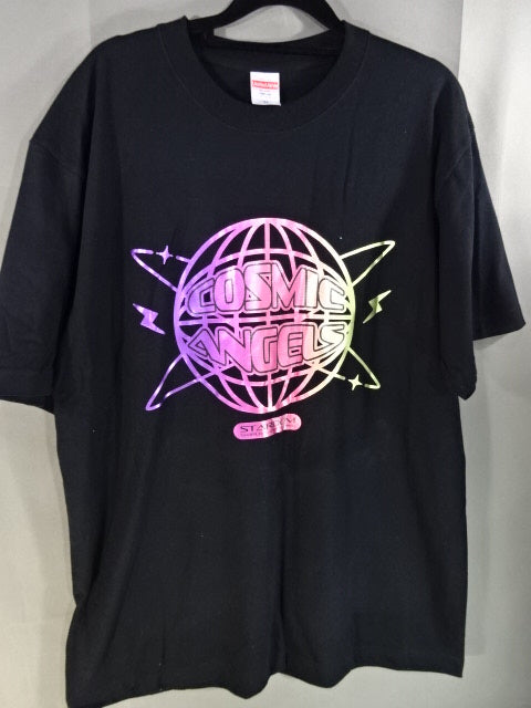 COSMIC ANGELS Unit T-Shirt (1) (Black)