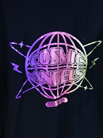 COSMIC ANGELS Unit T-Shirt (1) (Black)