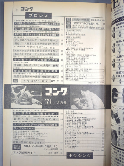 月刊ゴングVol.4 No.3