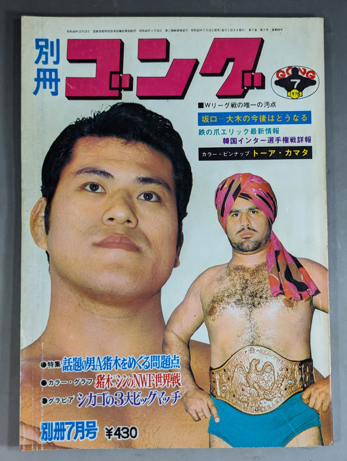 別冊ゴングVol.7 No.7