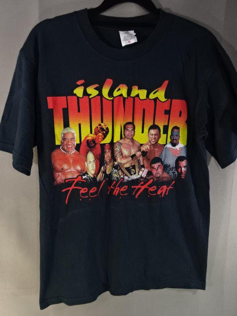island THUNDER ピクチャーTシャツ