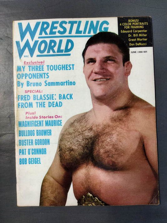 WRESTLING WORLD 1968年6月号