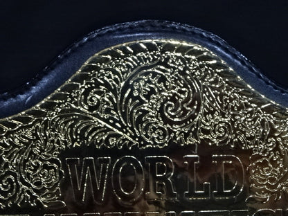 ★ Masahiro Chono  hand signed autograph ★ World Heavyweight Championship Belt
