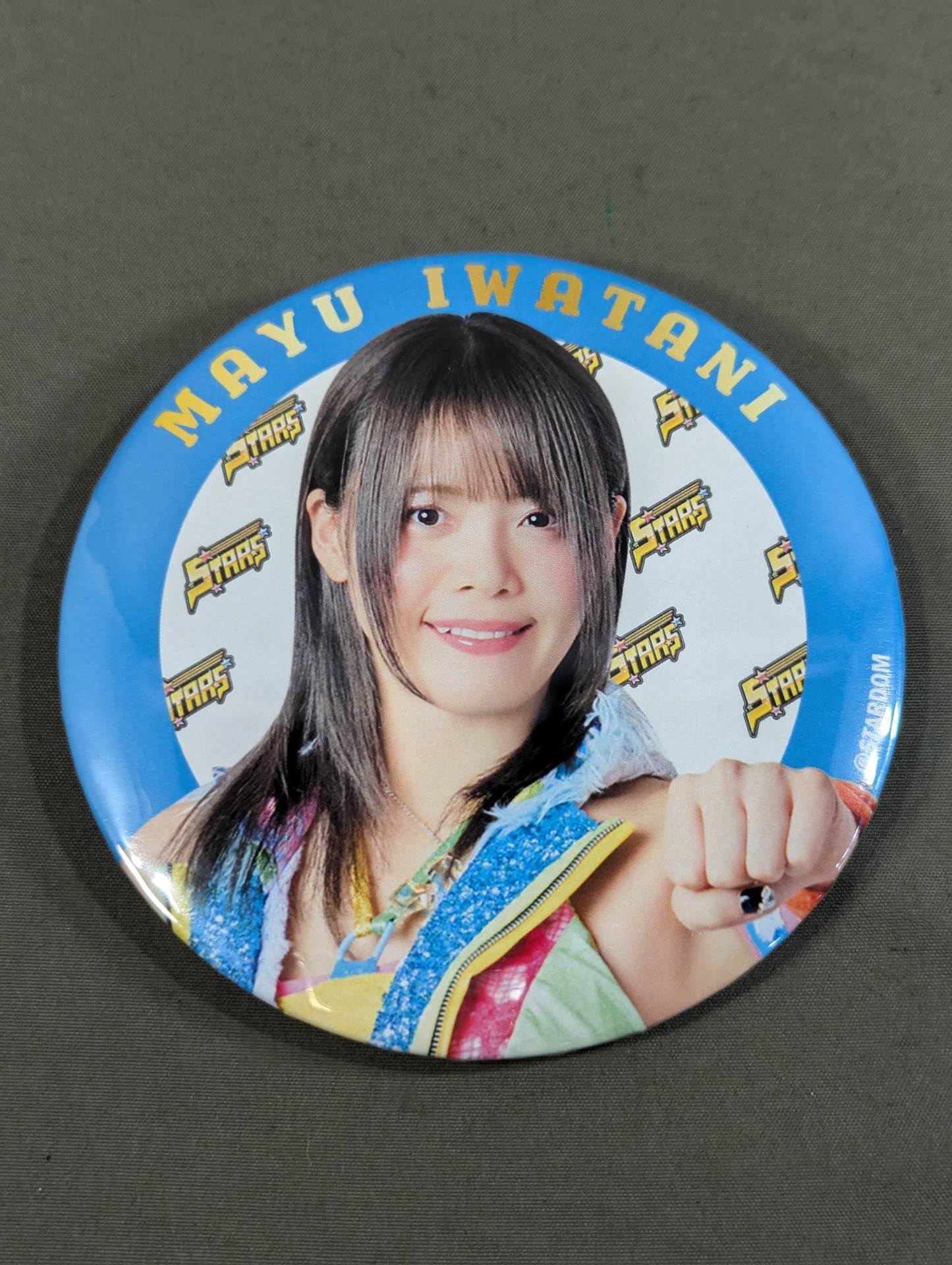 岩谷麻優 スターダム トレーディング BIG缶バッジ 2023