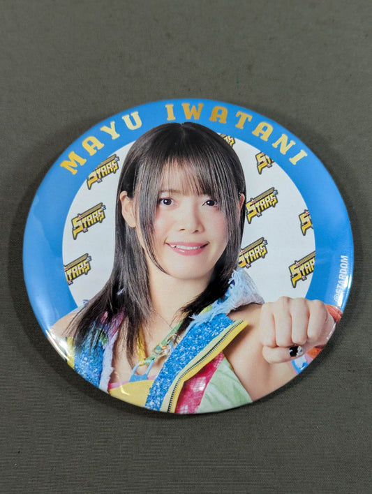 岩谷麻優 スターダム トレーディング BIG缶バッジ 2023