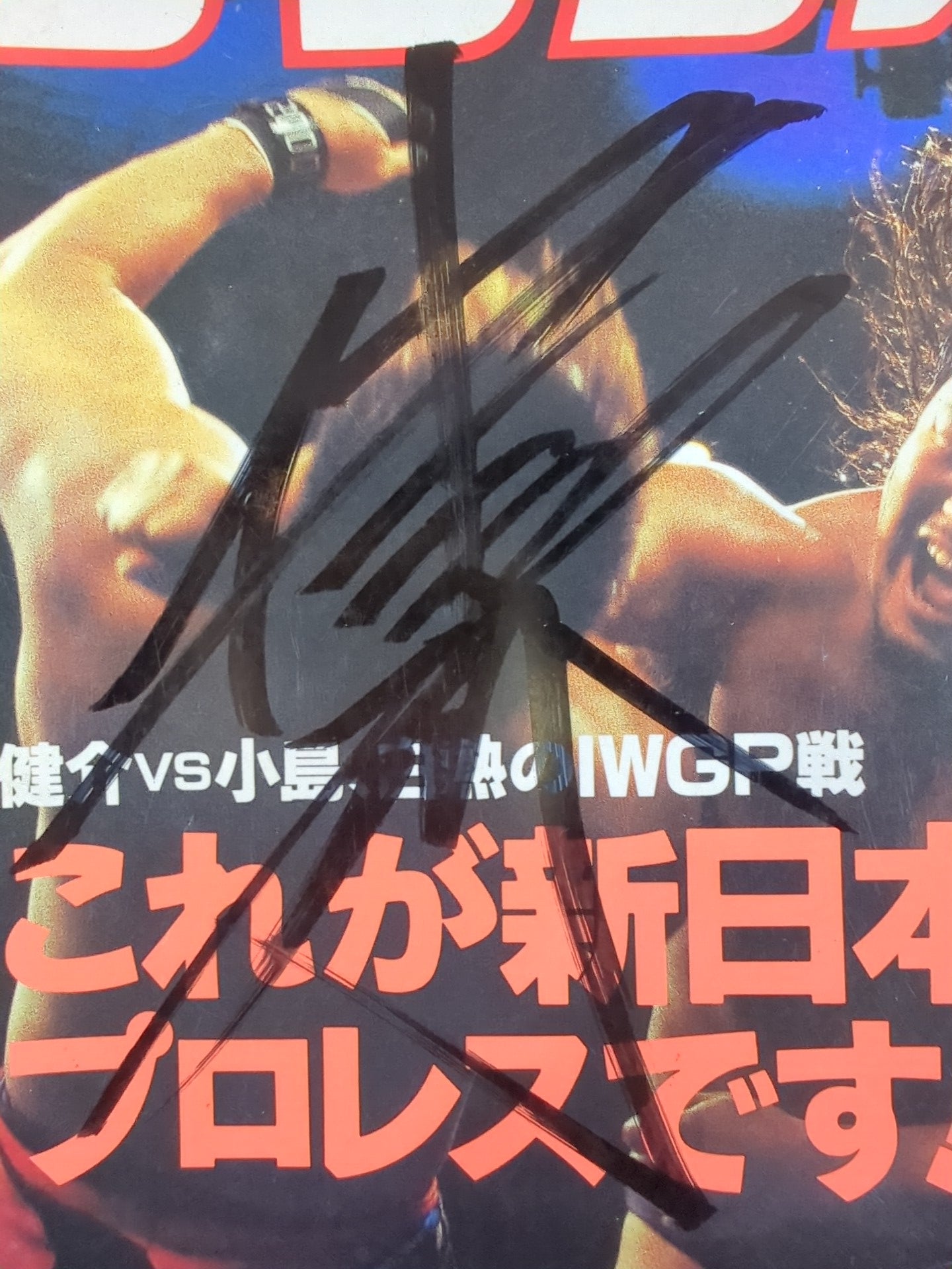 【佐々木健介直筆サイン入り】週刊プロレス968