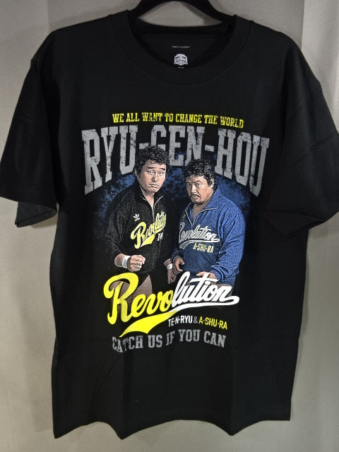 Tenryu Genichiro  & Asura Hara Ryugen Po T-shirt