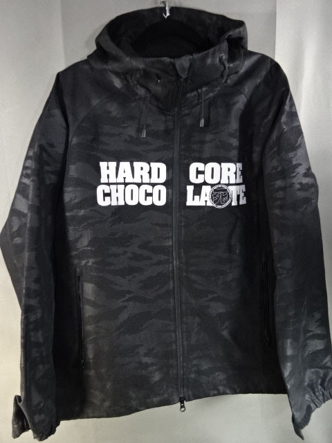 Hardcore Chocolate Shell Hoodie 2018 (Inazuma ) Tiger Black ×White)