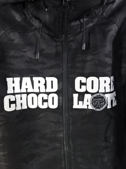 Hardcore Chocolate Shell Hoodie 2018 (Inazuma ) Tiger Black ×White)