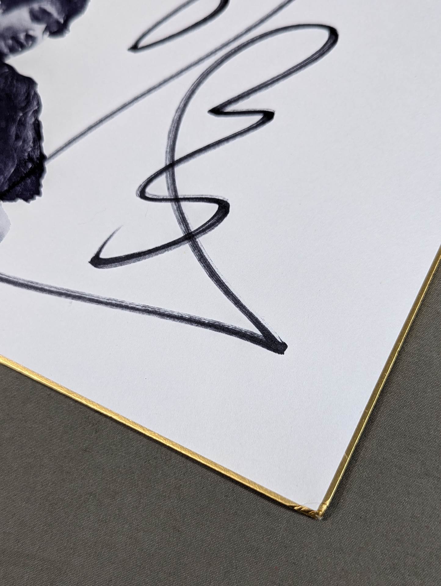 Tenryu Genichiro  (Dedicated Shikishi ( Autograph board ) )