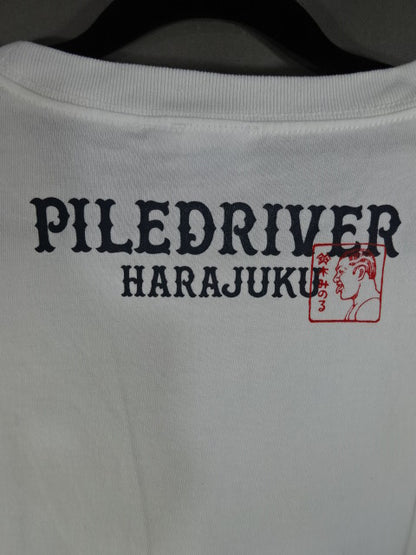 鈴木みのる イラスト Tシャツ①(ホワイト)