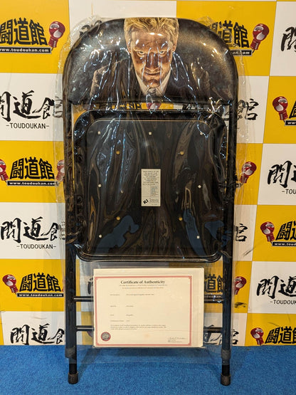 【クリス・ジェリコ 直筆サイン入り】WWE「ARMAGEDDON 2008」チェアー