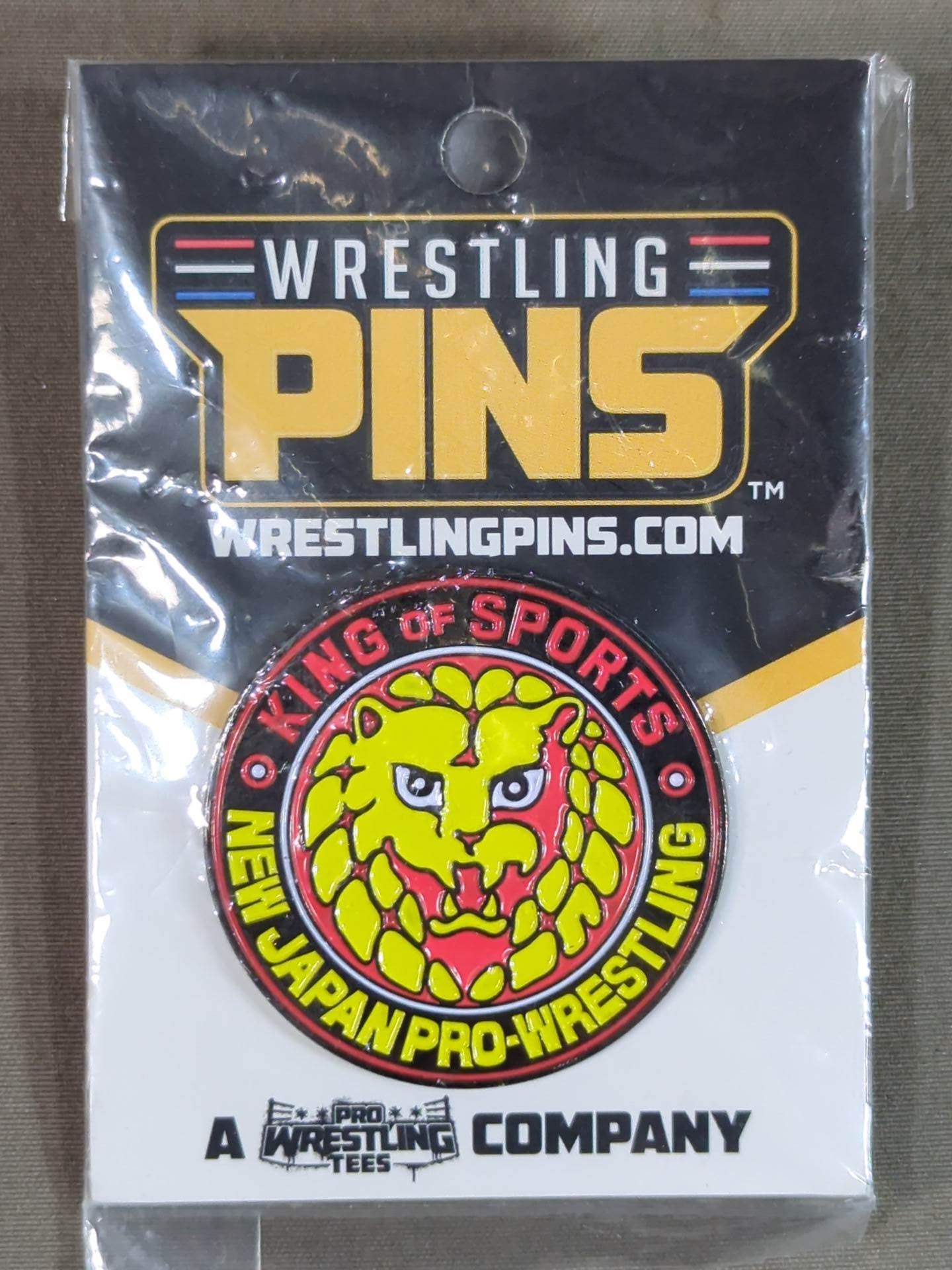 ★WRESTLING PINS★ ライオンマーク ピンバッジ