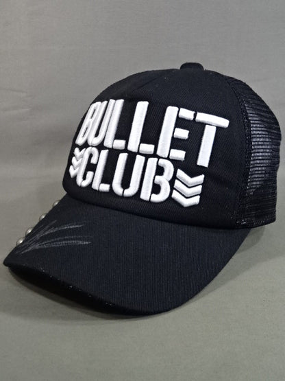 【チェーズ・オーエンズ 直筆サイン入り】BULLET CLUB メッシュキャップ①(ブラック)