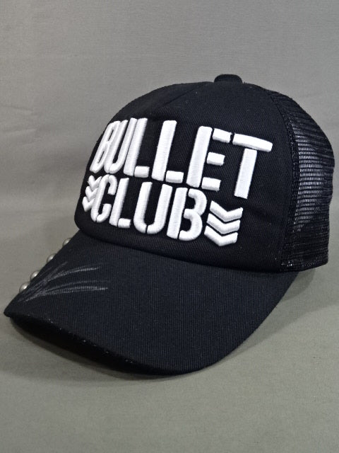 【チェーズ・オーエンズ 直筆サイン入り】BULLET CLUB メッシュキャップ①(ブラック)