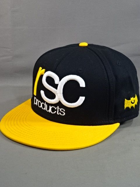 rsc products キャップ①(ブラック×イエロー)