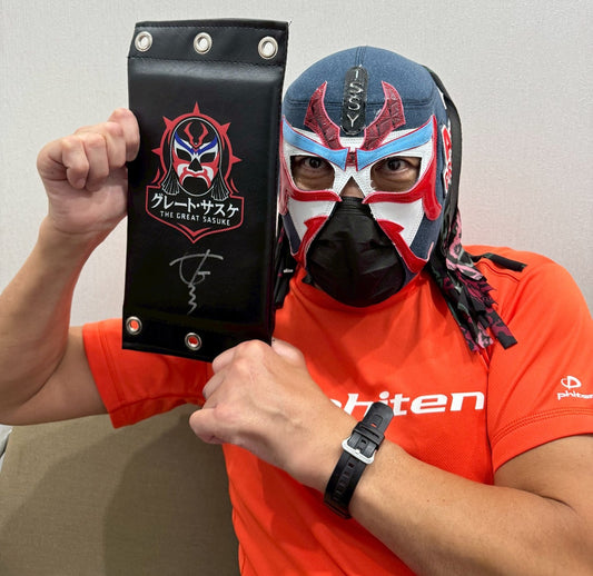 【hand signed autograph】 The Great Sasuke Turnbuckle Pads