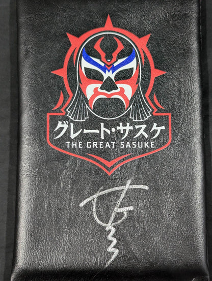 【hand signed autograph】 The Great Sasuke Turnbuckle Pads
