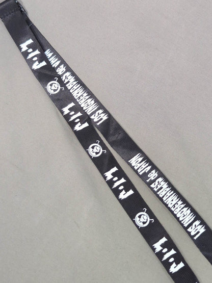 L.I.J. Ticket Holder (Black× White)