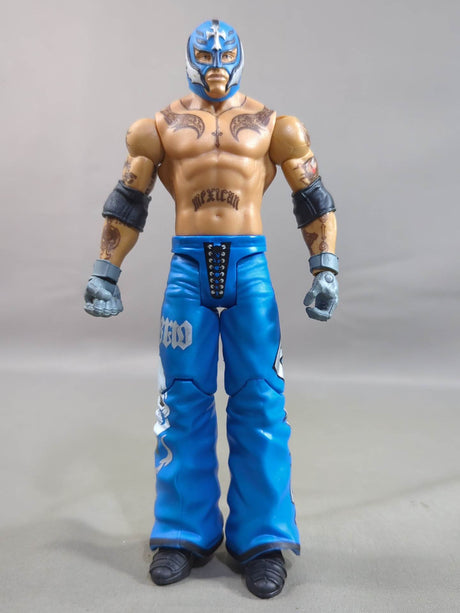 Rey Mysterio  (blue× gray mask)
