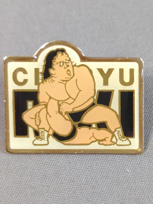 ★新日本プロレス★ 長州力 イラストピンバッジ