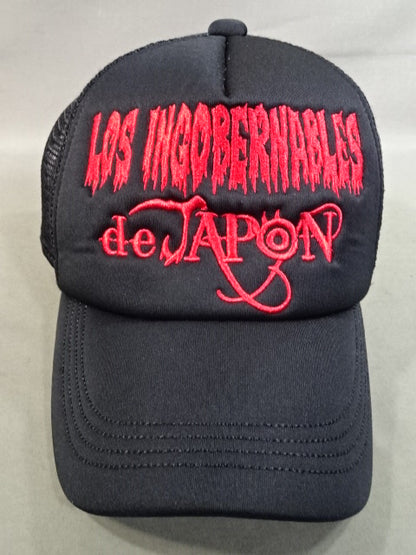 L・I・J メッシュキャップ⑧(TRANQUILO/ブラック×レッド)