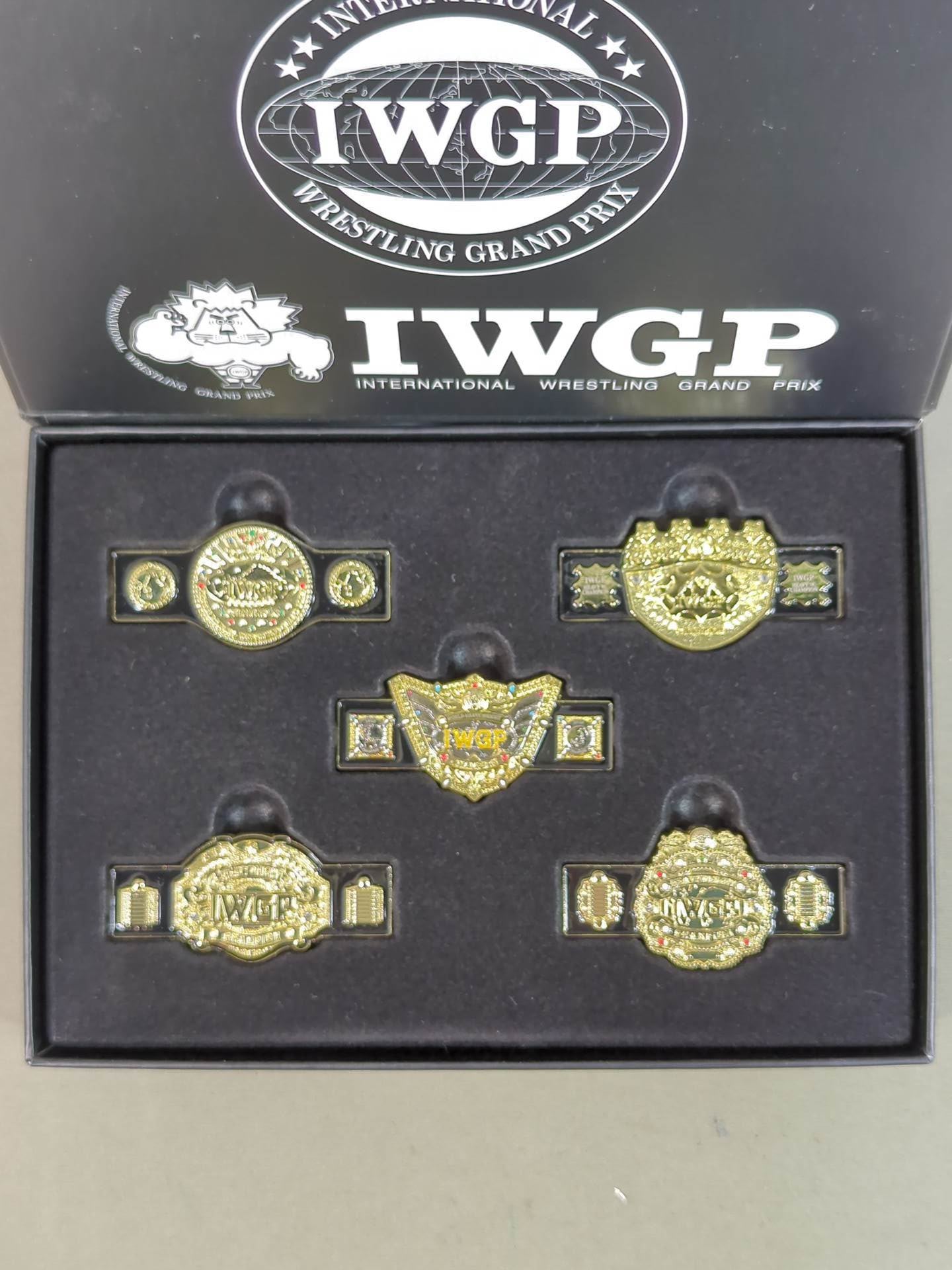 IWGP CHAMPION BELT ピンズコレクション(全5種)