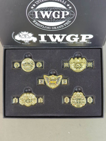 IWGP CHAMPION BELT ピンズコレクション(全5種)