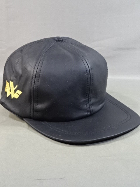 U.W.F. International Leather Cap (1) (Cow Genuine Leather/Black)