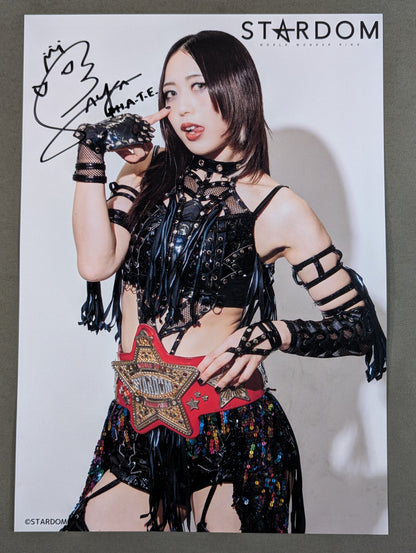Saya Kamitani  hand signed autograph  Starda Pro-Photo  (S-6)