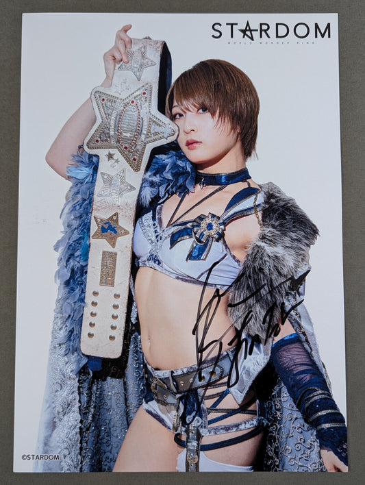 Saori Anou  hand signed autograph  Starda Pro-Photo  (B-6)