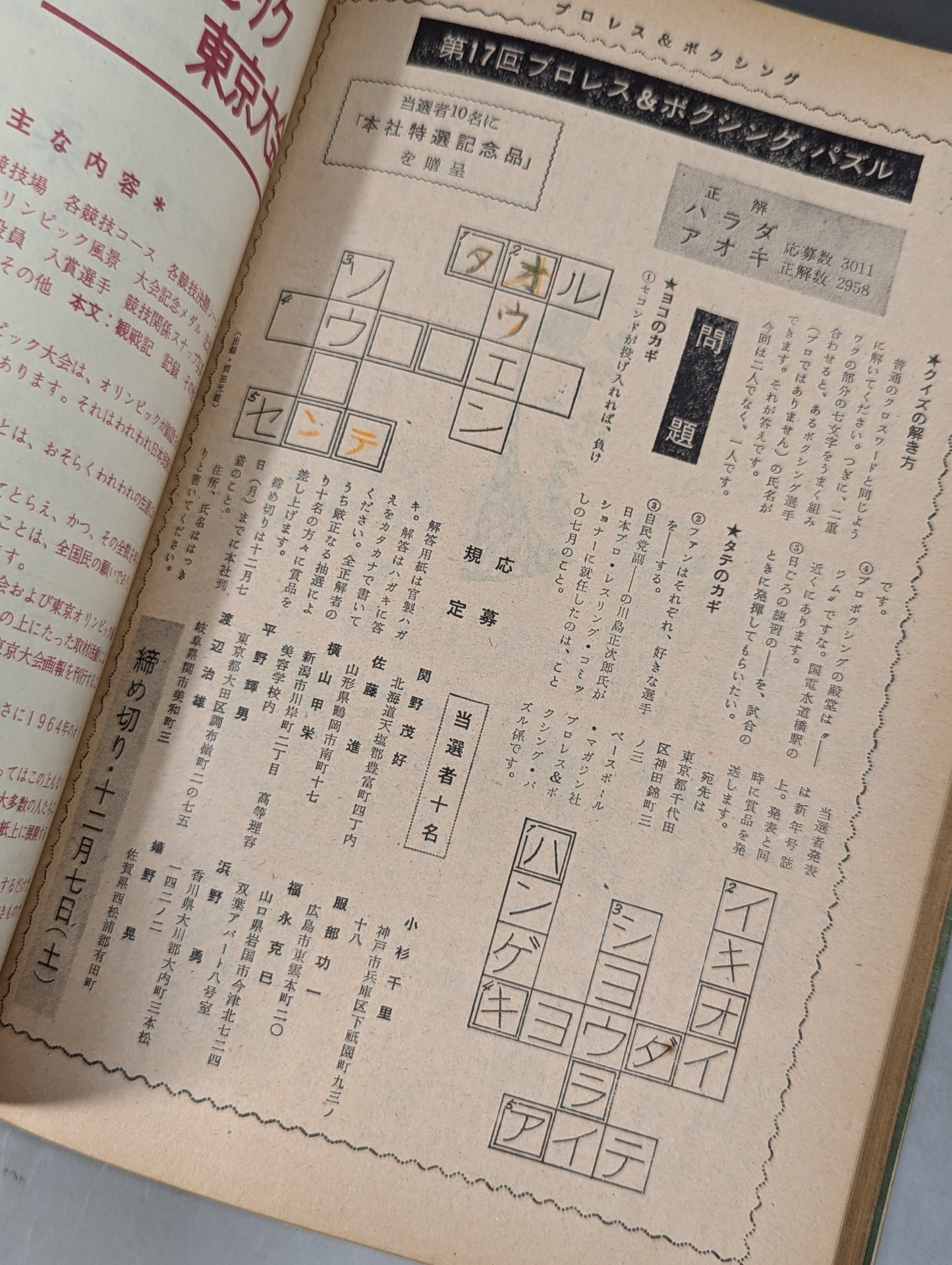 プロレス&ボクシング 1964年12月号