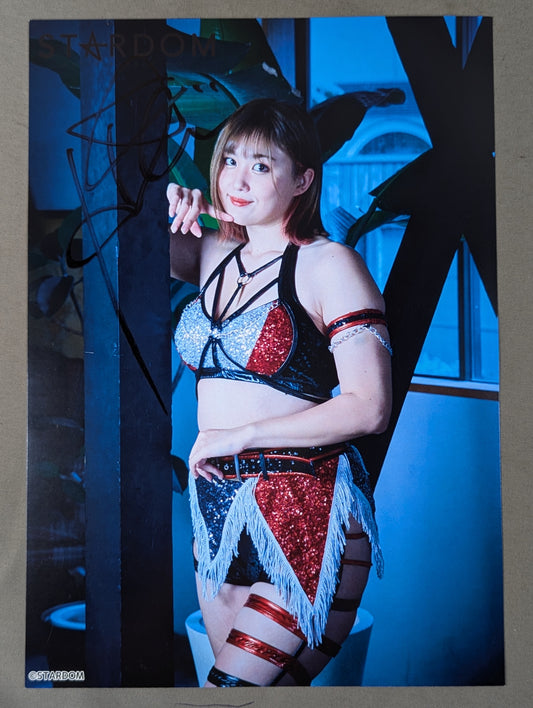 ひめか 直筆サイン入り スターダムポートレート(Q-2)