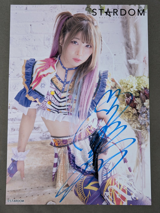 中野たむ 直筆サイン入り スターダムポートレート(Z-5)