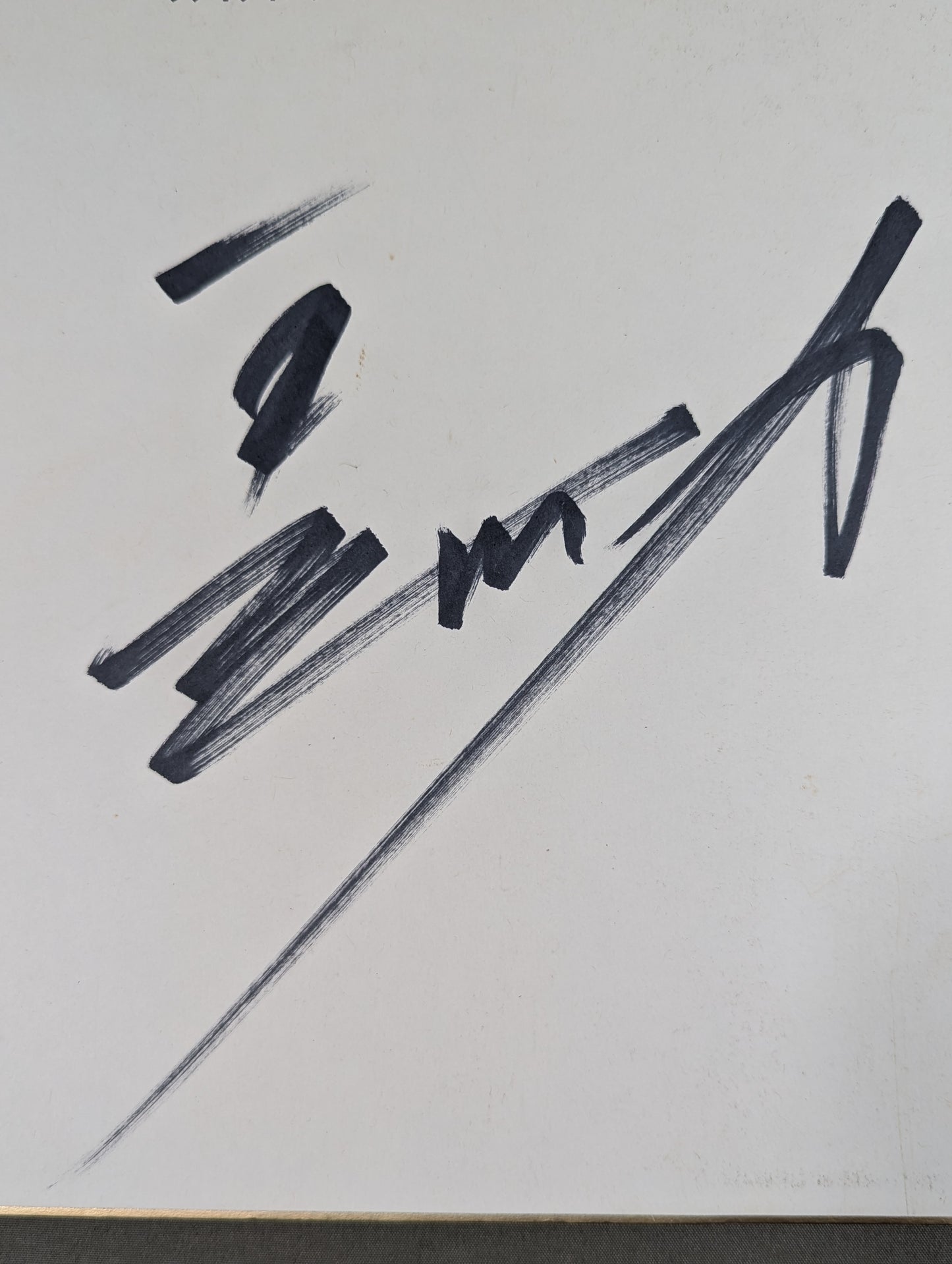 長州力(WJ専用色紙)