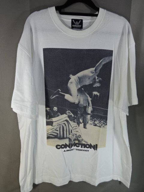 アントニオ猪木×CONVICT コラボTシャツ①(ホワイト)