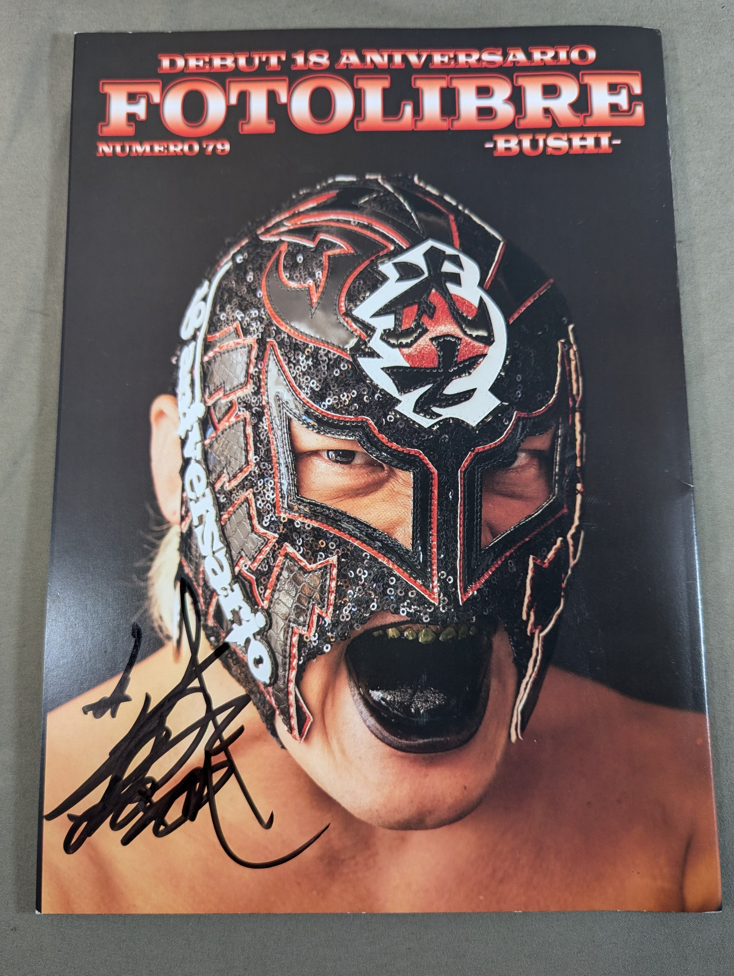 BUSHI 直筆サイン入り】FOTOLIBRE de Mascara Numero.79 – 闘道館