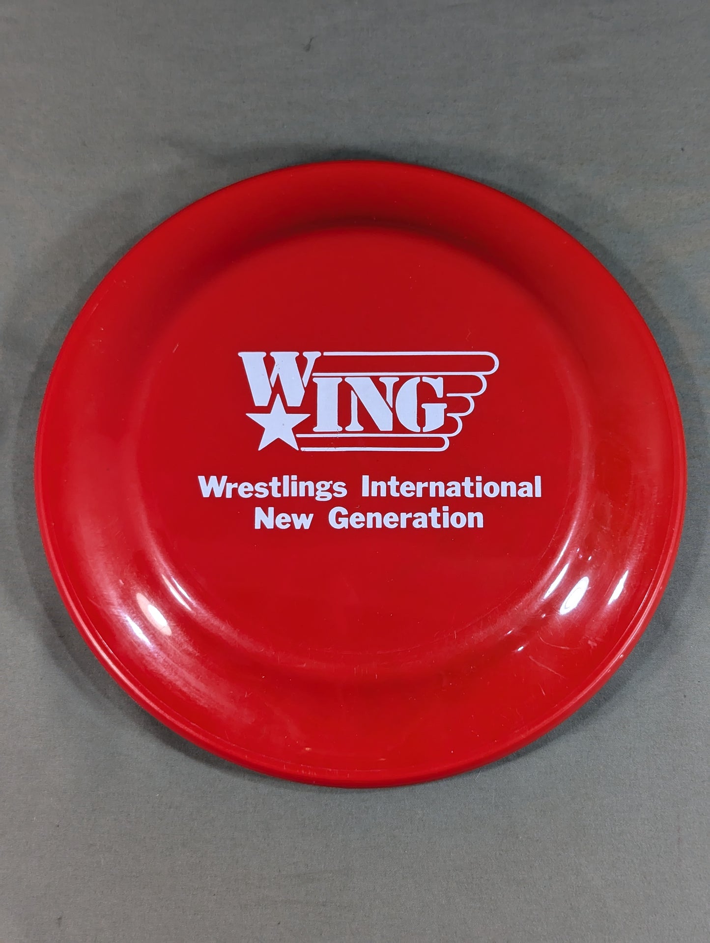 【ビクター・キニョネス 直筆サイン入り】W☆ING フリスビー(レッド×ホワイト)