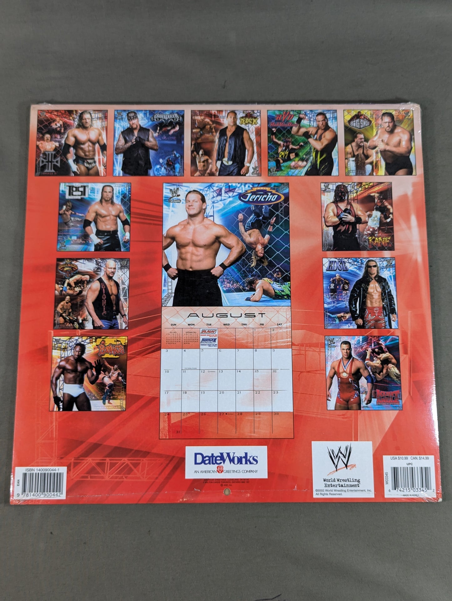 WWE 2003 カレンダー