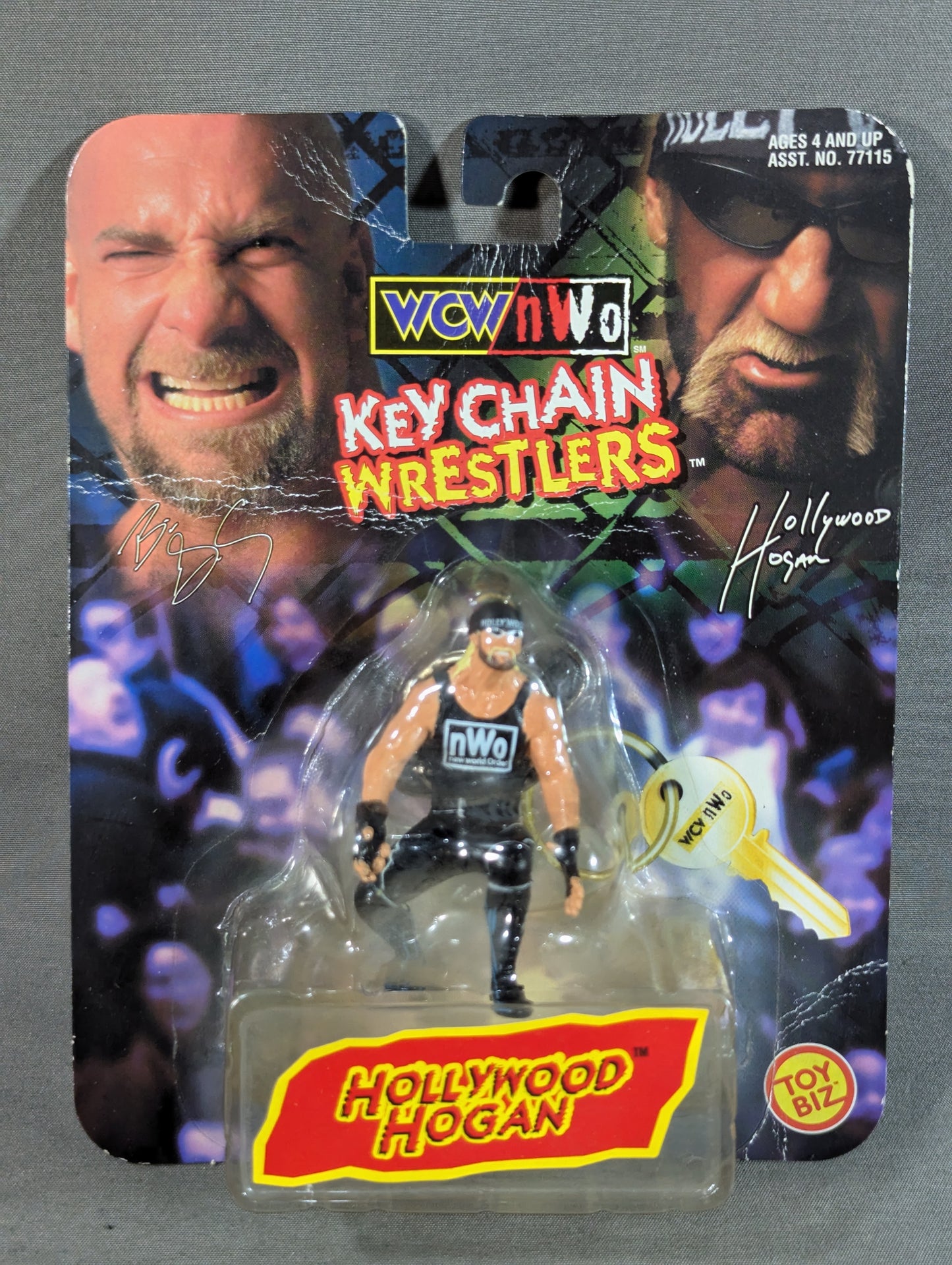 ★WCW×nWo★ ハリウッド・ハルク・ホーガン KEY CHAIN WRESTLERS(1998)