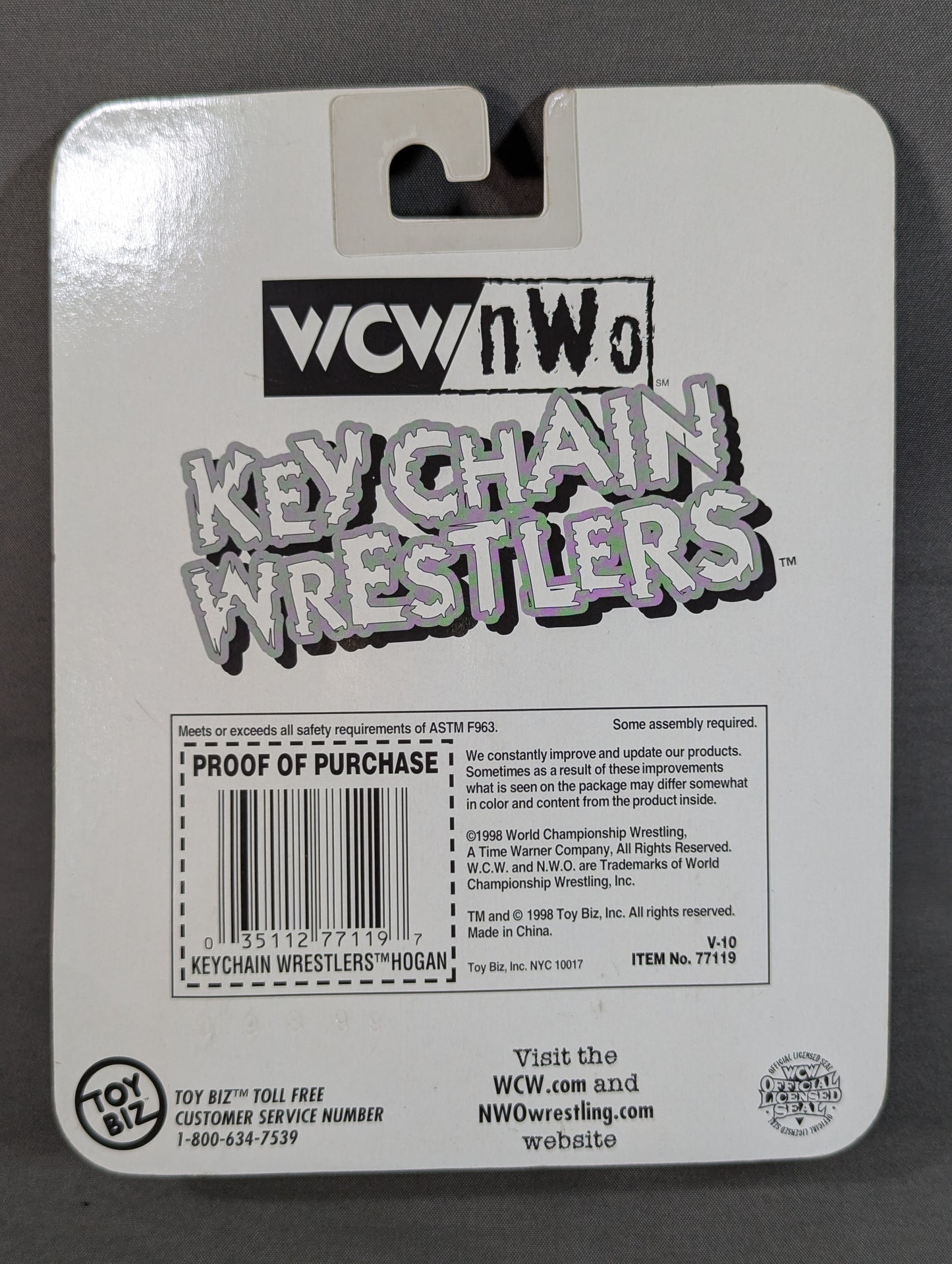 ★WCW×nWo★ ハリウッド・ハルク・ホーガン KEY CHAIN WRESTLERS(1998)